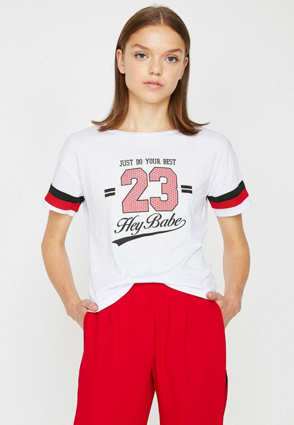 

Футболка Koton, Белый, Koton KO008EWKWXI4