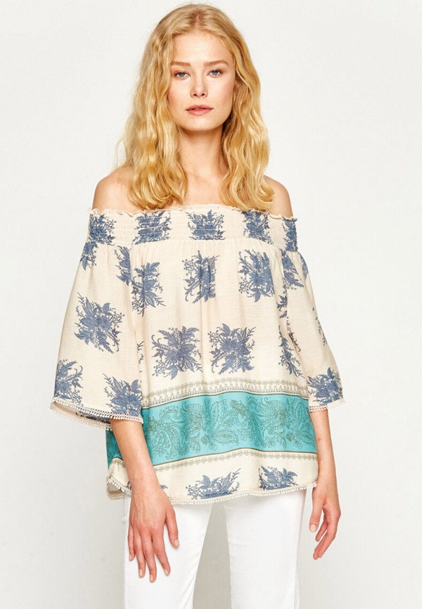 

Блуза Koton, Бежевый, Koton KO008EWLDXD5