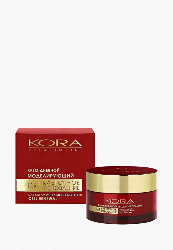 

Крем для лица Kora, Белый, Дневной моделирующий
