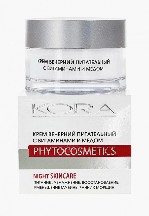 

Крем для лица Kora, Белый, питательный с витаминами и медом