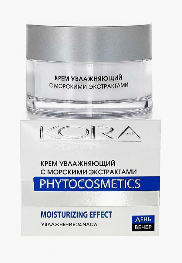 

Крем для лица Kora, Белый, УВЛАЖНЯЮЩИЙ с морскими экстрактами