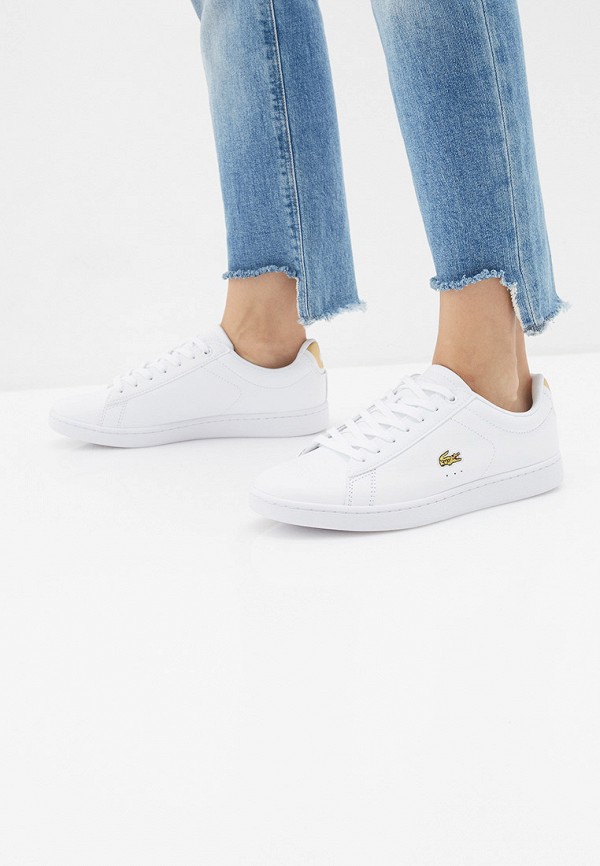 Кеды Лакост Женские Белые Кожаные Купить
