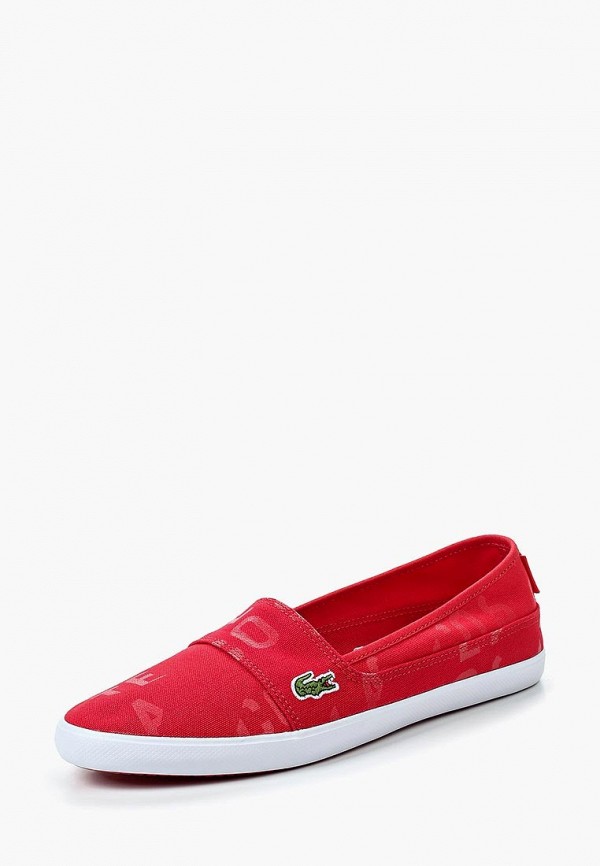 

Слипоны Lacoste, Красный