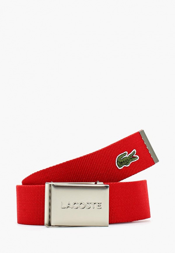

Ремень Lacoste, Красный