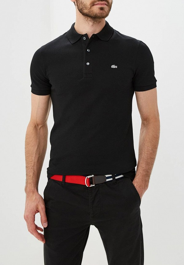 

Поло Lacoste, Черный
