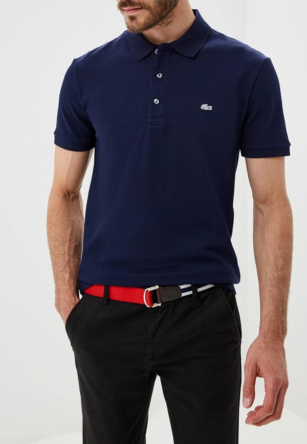 

Поло Lacoste, Синий