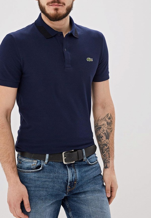 

Поло Lacoste, Синий