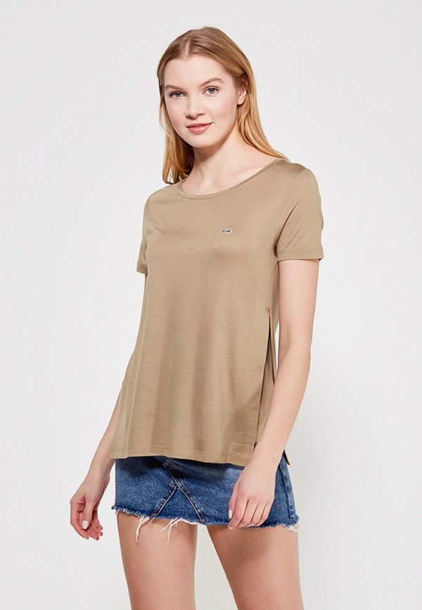 

Футболка Lacoste, Бежевый