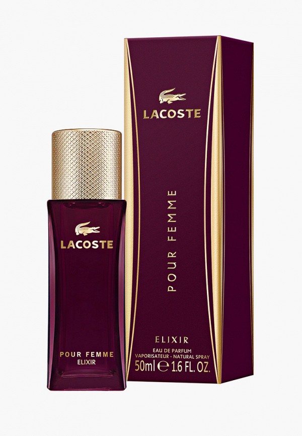 

Парфюмерная вода Lacoste, Прозрачный, Pour Femme Elixir, 50 мл