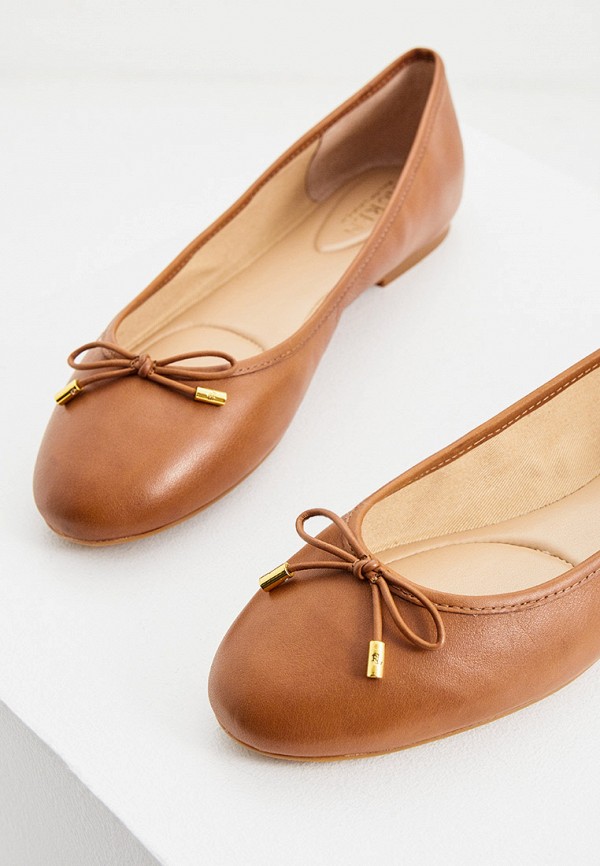 

Балетки Lauren Ralph Lauren, Коричневый, Lauren Ralph Lauren LA079AWMASV9