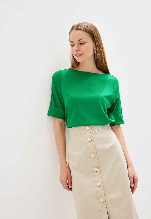 

Лонгслив Lauren Ralph Lauren, Зеленый