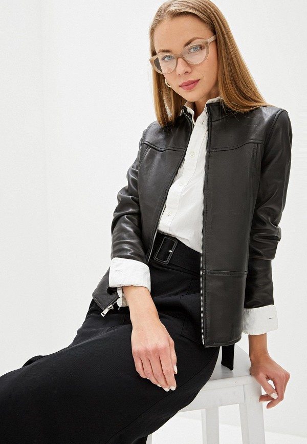 

Куртка кожаная Lauren Ralph Lauren, Черный