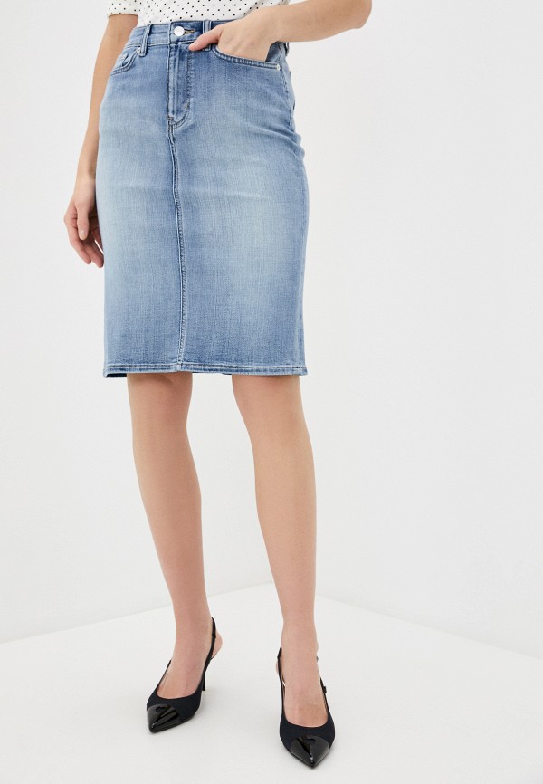 

Юбка джинсовая Lauren Ralph Lauren, Голубой, Lauren Ralph Lauren LA079EWHTXH8