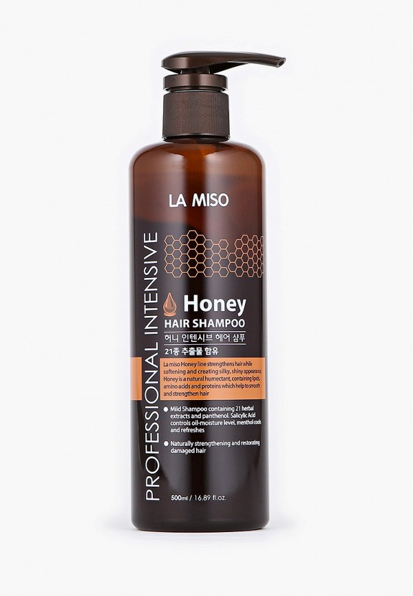 

Шампунь La Miso, Коричневый, Professional Intensive Honey 500 мл.
