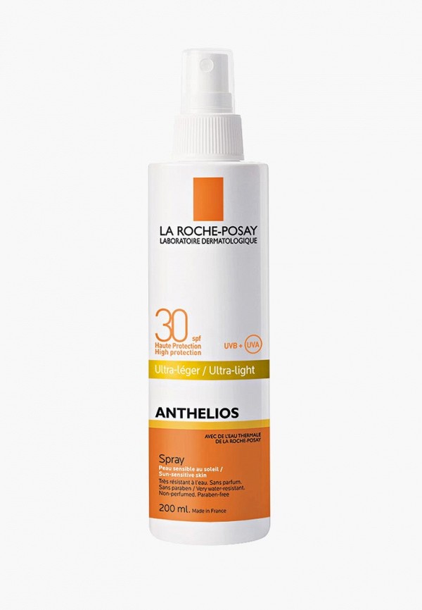 

Спрей солнцезащитный La Roche-Posay, ANTHELIOS SPF 30, 200мл, Белый