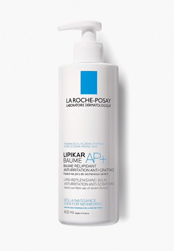 

Бальзам для лица La Roche-Posay, Белый, LIPIKAR BAUME AP+. Липидовосстанавливающий с противозудным действием и тела. 400 мл