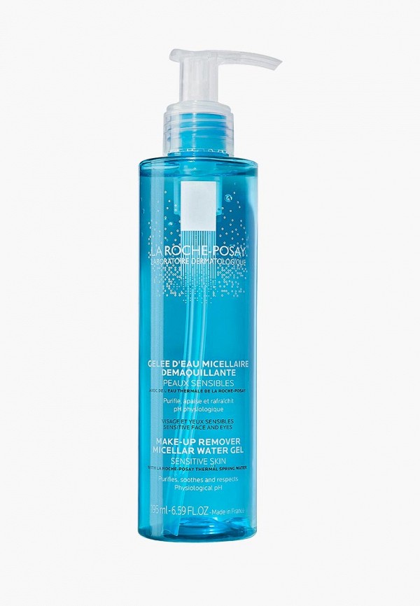 

Мицеллярный гель La Roche-Posay, Прозрачный, очищающий для снятия макияжа, 195 мл