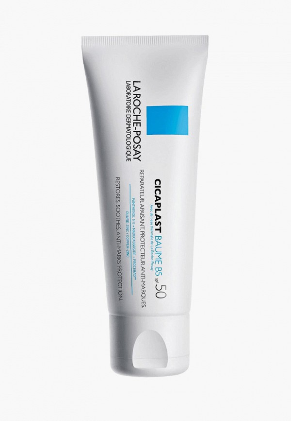 

Бальзам для лица La Roche-Posay, Белый, CICAPLAST BAUME B5 SPF50 Восстанавливающее успокаивающее средство, предупреждающее появление пигментных пятен, 40 мл