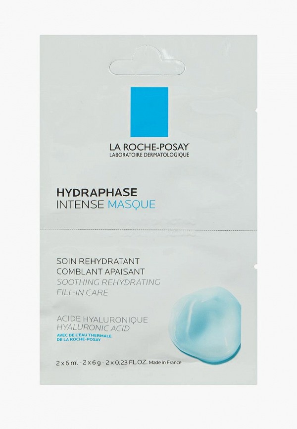 

Маска для лица La Roche-Posay, Белый, HYDRAPHASE Интенсивно увлажняющая успокаивающая 1/24 биодоз, 12 мл