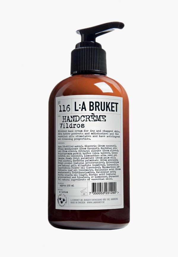 

Крем для рук La Bruket, Белый, 116 VILDROS/WILD ROSE 250 мл