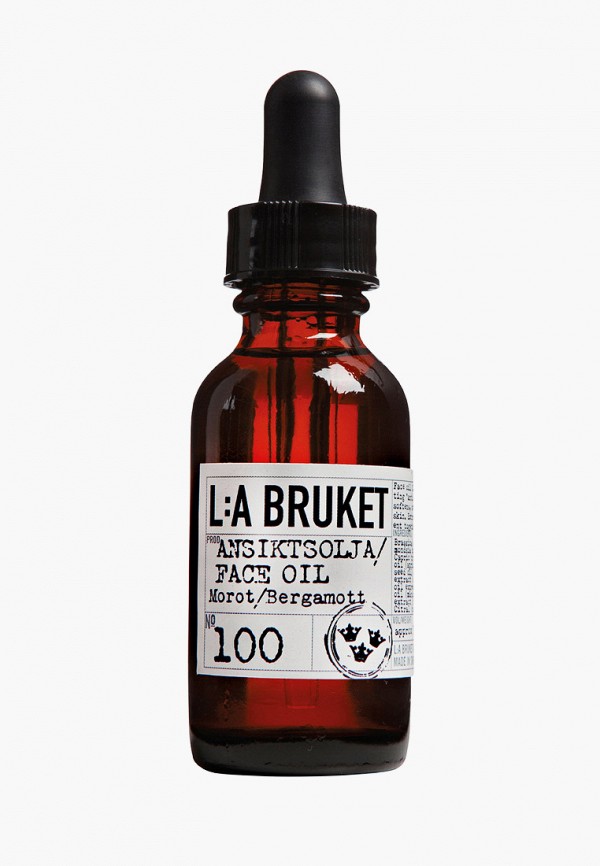 

Масло для лица La Bruket, Прозрачный, 100 CARROT/BERGAMOT, 30 мл
