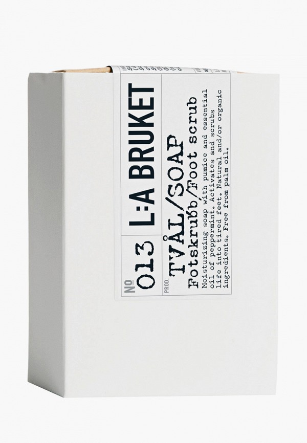 

Скраб для ног La Bruket, Прозрачный, 013 SOAP FOTSKRUBB/FOOT SCRUB/Tval 120 гр.