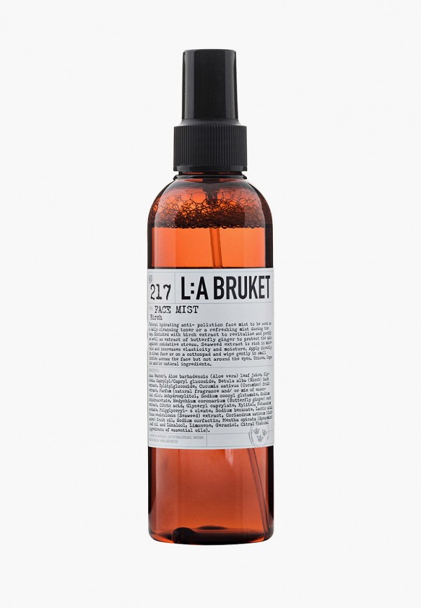 

Тоник для лица La Bruket, Прозрачный, BIRCH Face Mist, 200 ml