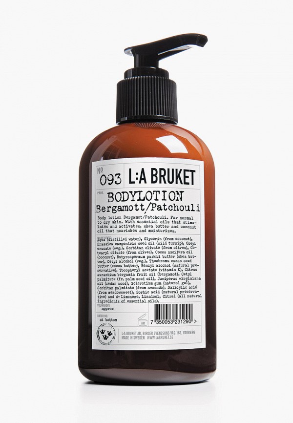 

Лосьон для тела La Bruket, Белый, 093 BERGAMOT/PATCHOULI, 240 мл
