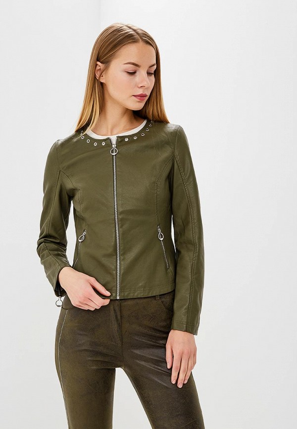 

Куртка кожаная Laura Jo, Хаки