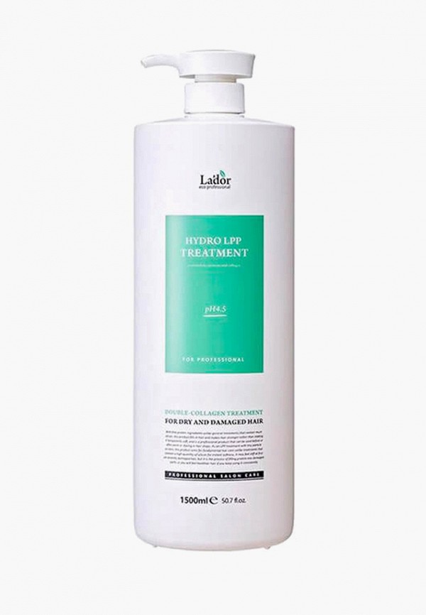 

Маска для волос Lador, Прозрачный, ECO HYDRO Увлажняющая для сухих и поврежденных волос, 1500 мл
