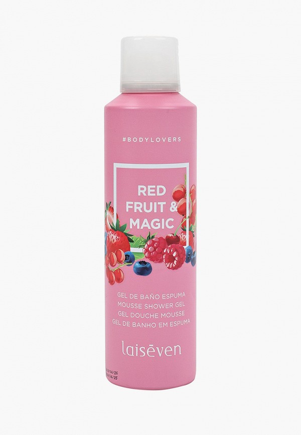 

Гель для душа Laiseven, Прозрачный, RED - Красная ягода, 200 мл.
