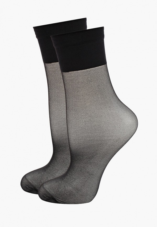 

Носки 2 пары Lamoda, Черный, Comfort 20