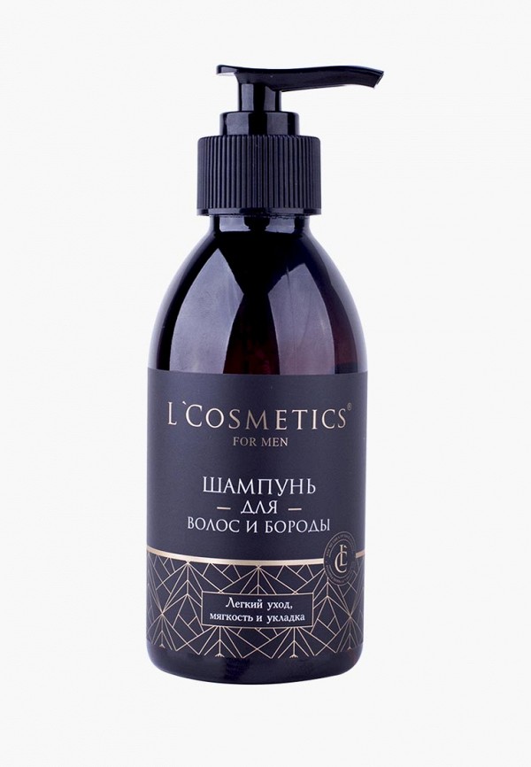 

Шампунь L'Cosmetics, Прозрачный, "Для волос и бороды", 200 мл