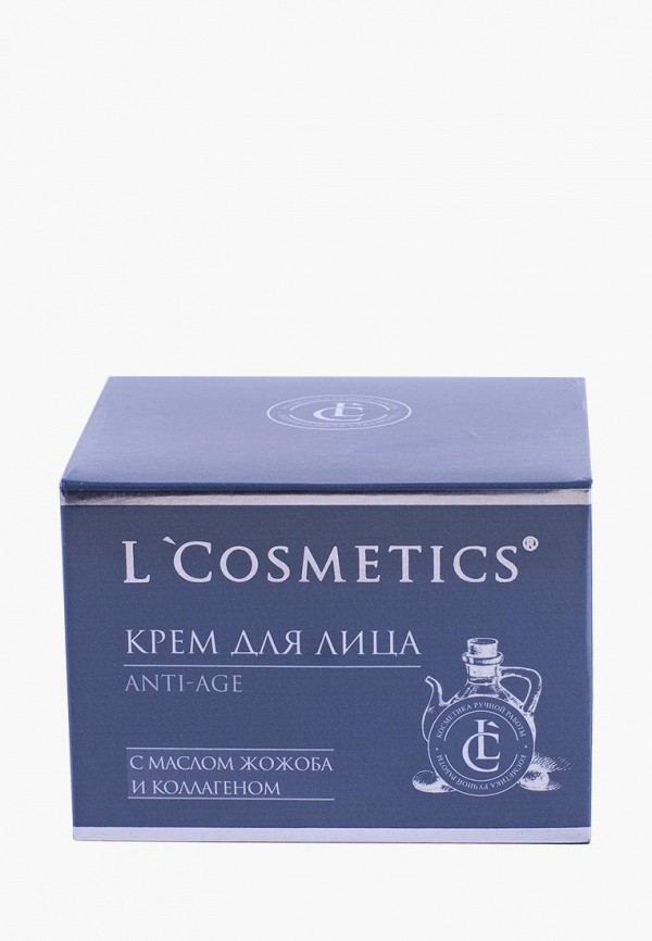 

Крем для лица L'Cosmetics, Прозрачный, «Anti age» с маслом жожоба и коллагеном, 50 мл
