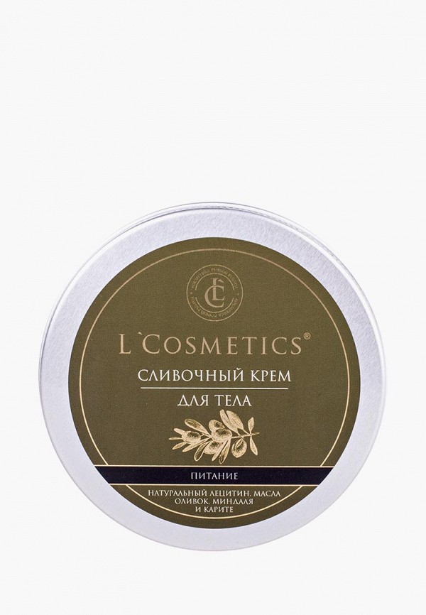 

Крем для тела L'Cosmetics, Прозрачный, сливочный «Питание» с маслом сладкого миндаля и маслом оливы, 150 мл