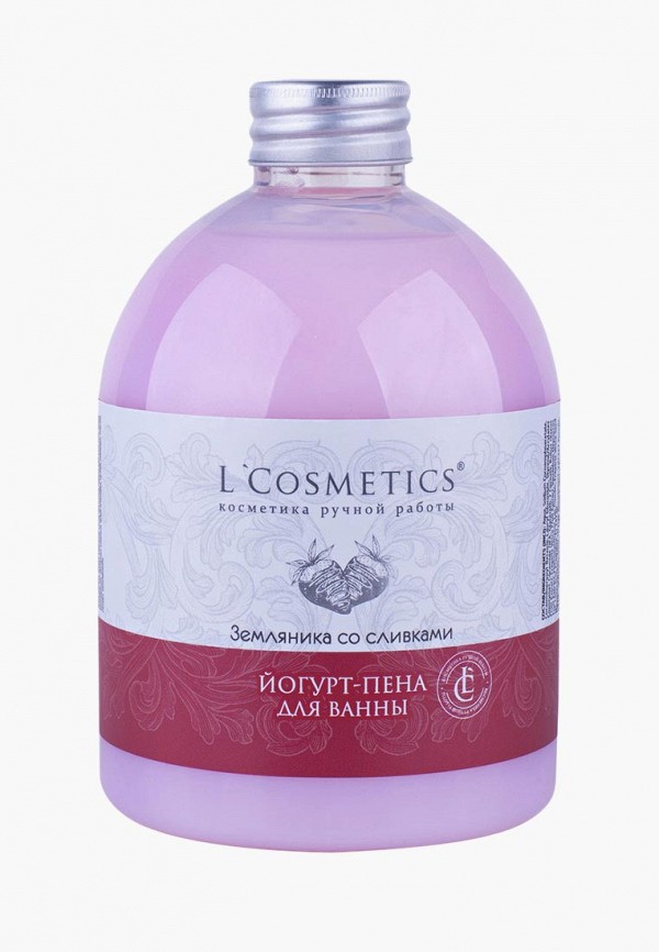 

Пена для ванн L'Cosmetics, Розовый, "Земляника со сливками", 500 мл