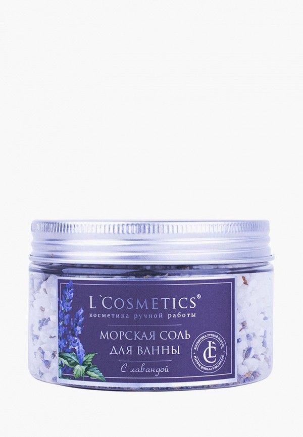 

Соль для ванн L'Cosmetics, Фиолетовый, с мертвого моря "Лаванда", 300 г