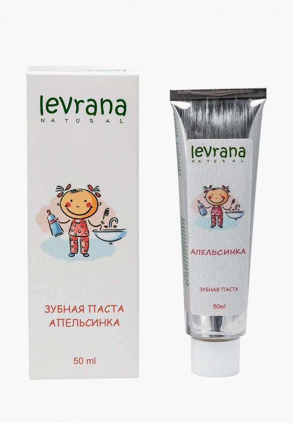 

Зубная паста Levrana, Прозрачный, Детская. Гелевая. Апельсинка. 50 мл