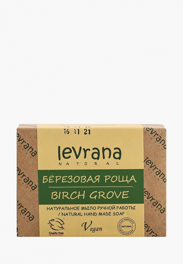 

Мыло Levrana, Коричневый, Березовая роща 100 гр.