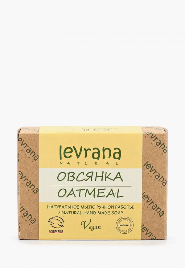 

Мыло Levrana, Коричневый, Овсянка 100 гр.