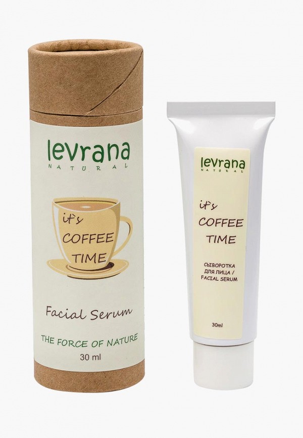 

Сыворотка для лица Levrana, Прозрачный, "it`s coffee time" с кофеином, 30 мл