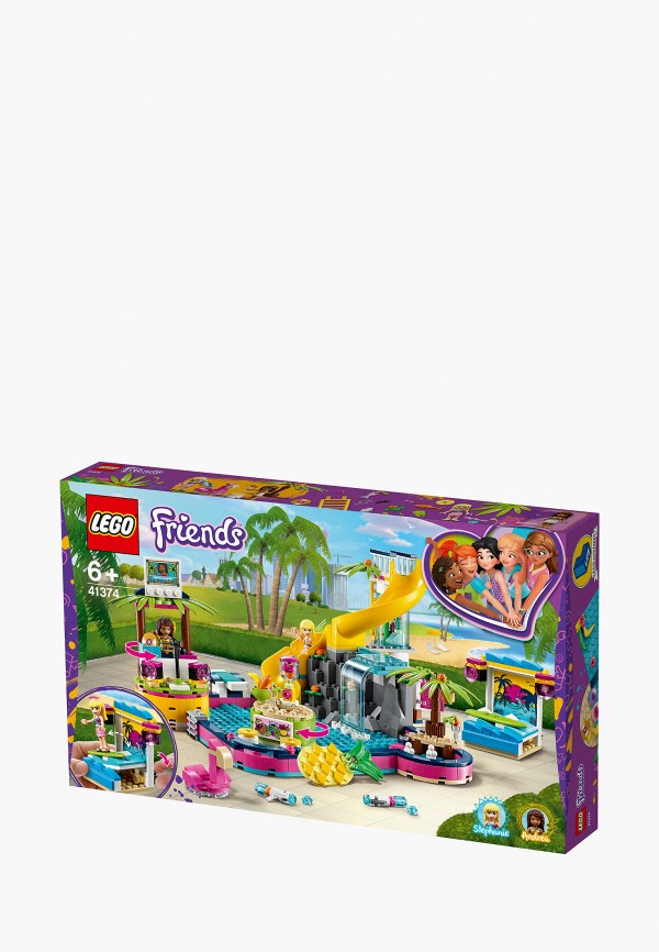 

Конструктор LEGO, Разноцветный, Friends 41374 Вечеринка Андреа у бассейна