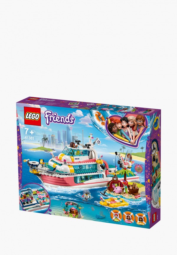 

Конструктор LEGO, Разноцветный, Friends 41381 Катер для спасательных операций