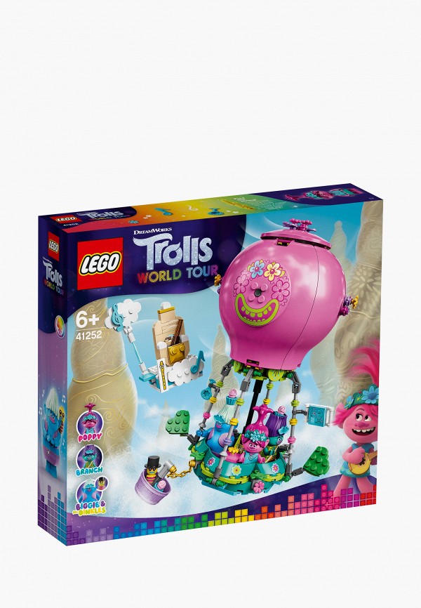

Конструктор LEGO, Фиолетовый, Trolls 41252 Путешествие Розочки на воздушном шаре