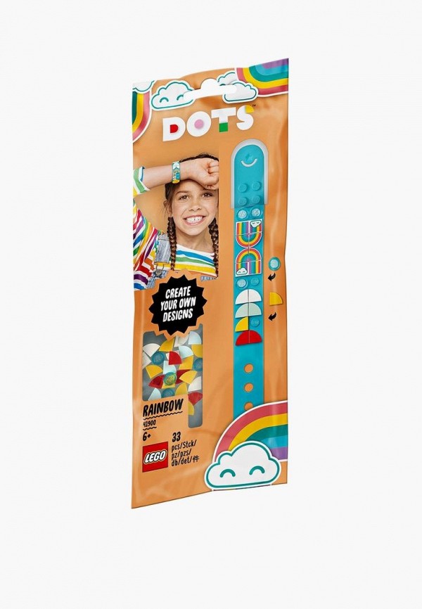 

Набор для творчества LEGO, Разноцветный, DOTS 41900 Браслет «Радуга»