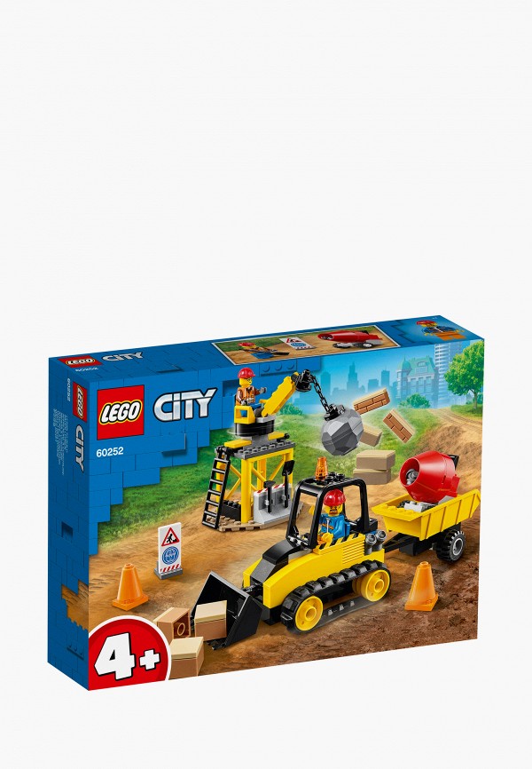 

Конструктор LEGO, Разноцветный, City 60252 Строительный бульдозер