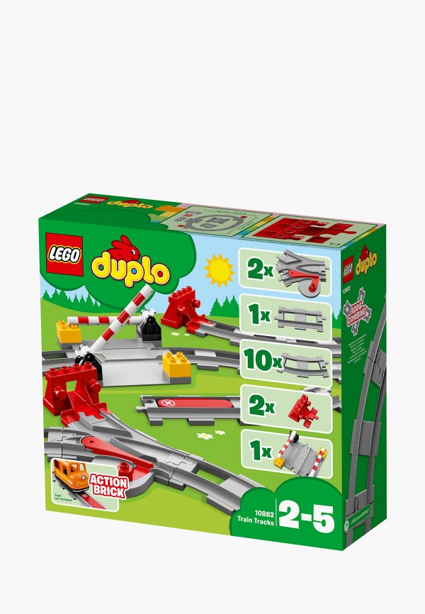 

Конструктор LEGO, Разноцветный, DUPLO 10882 Рельсы