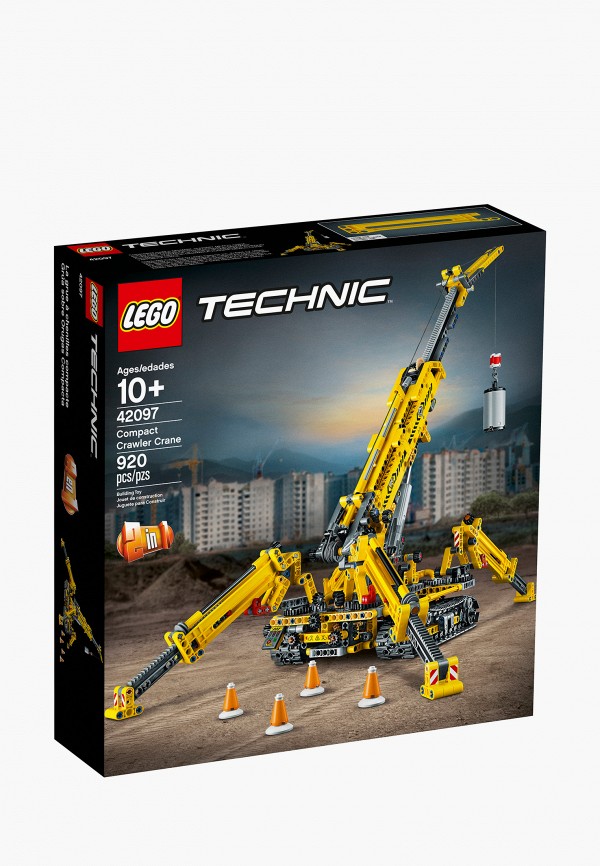 

Конструктор LEGO, Желтый, Technic 42097 Компактный гусеничный кран
