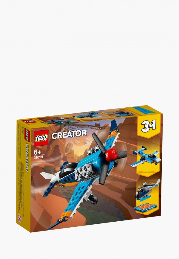 

Конструктор LEGO, Разноцветный, Creator 31099 Винтовой самолёт