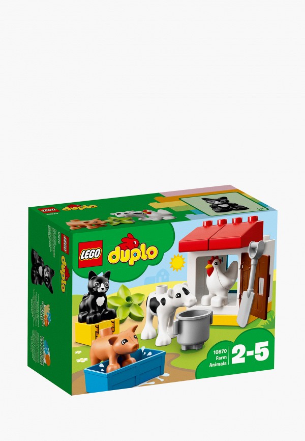

Конструктор LEGO, Разноцветный, DUPLO 10870 Ферма: домашние животные